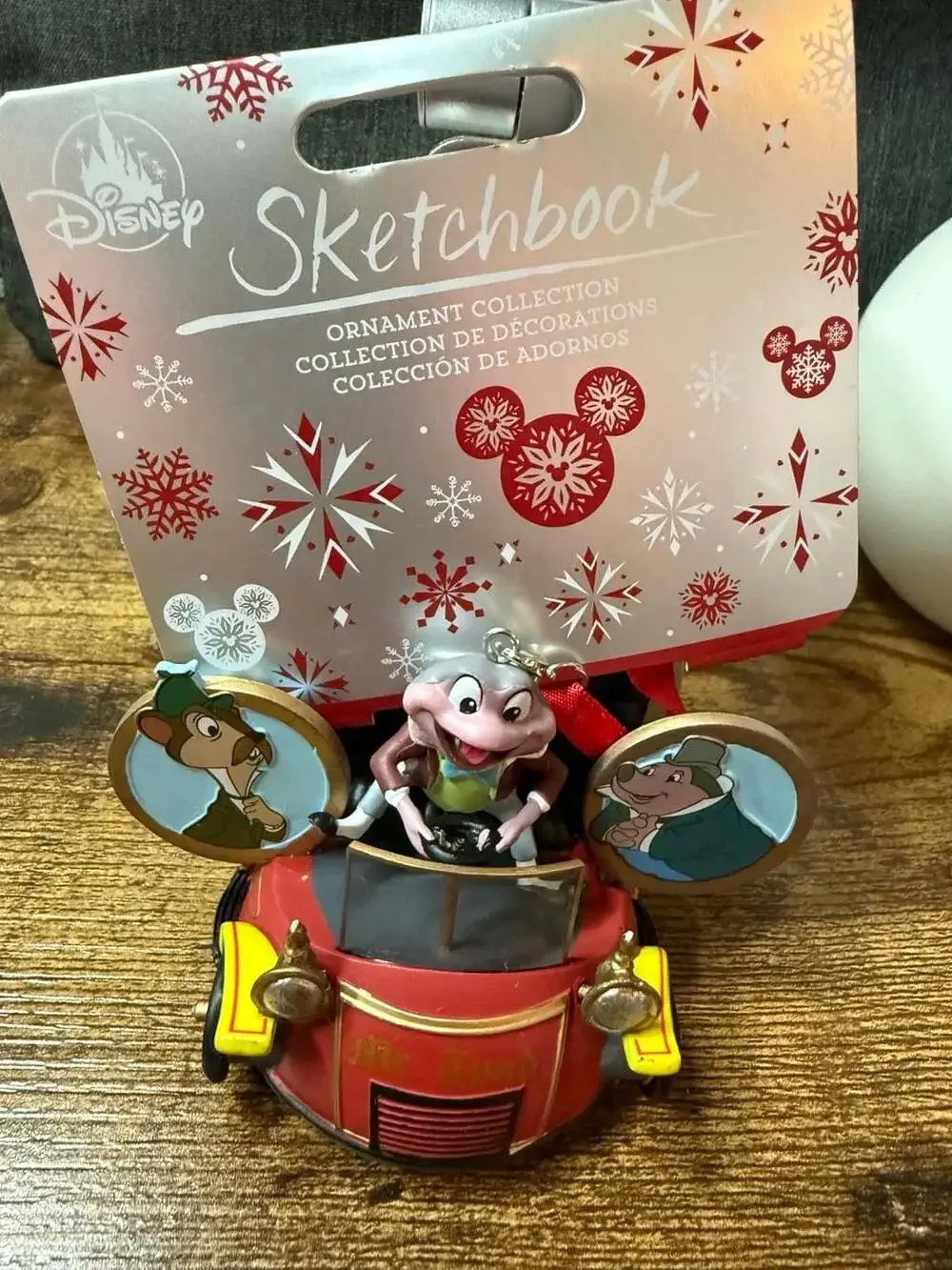 NWT Disney Sketchbook Ornament Collection Mr. Toad's Wild Ride Attraction Car